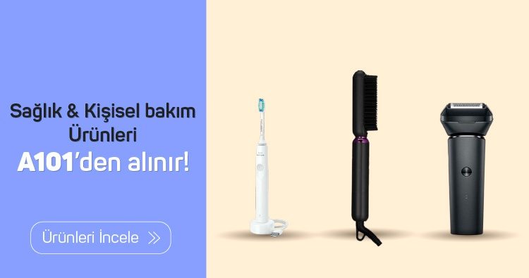 Sağlık & Kişisel Bakım Ürünleri A101'de!