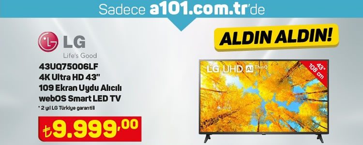 Aldın Aldın! Yeni Yıla Yeni Televizyonla Girin!