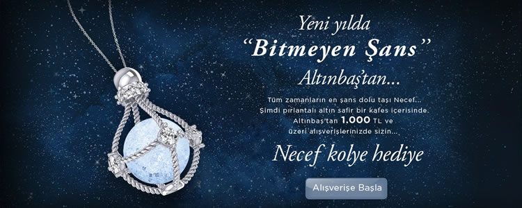 Altınbaş'tan Necef Kolye Hediye