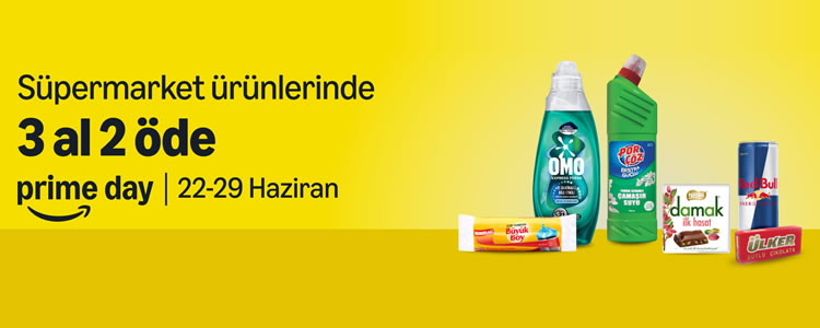 Amazon Süpermarkette 3 Al 2 Öde