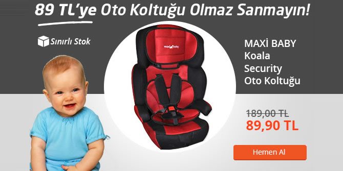 Maxi Baby Koala Security Oto Koltuğu 89 TL