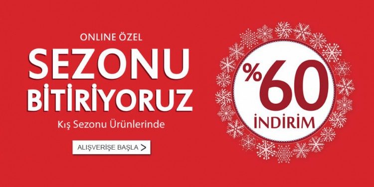 İnternete Özel Net %60 İndirim