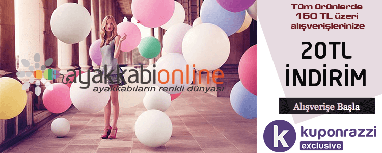 Bize Özel 20 TL Ayakkabı Online İndirim Kuponu