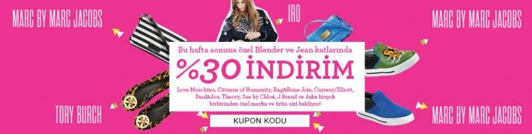 Beymen İndirim Kuponuyla Blender ve Jean %30 İndirimli