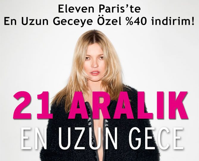 Bilstore Promosyon Kodu ile Eleven Paris'te %40 İndirim