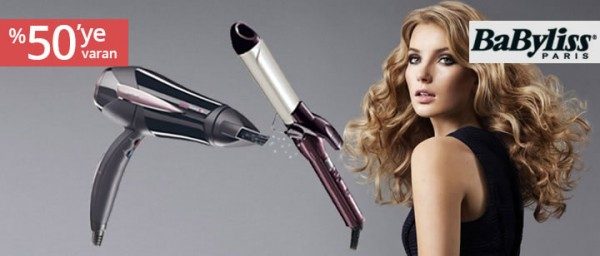 %50 Babyliss İndirimi için Boyner Evde