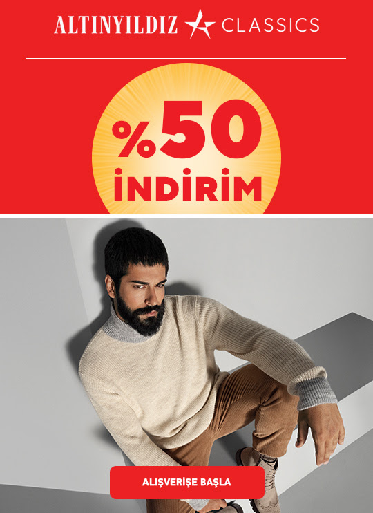 Altınyıldız Classics'te  %50 İndirim!
