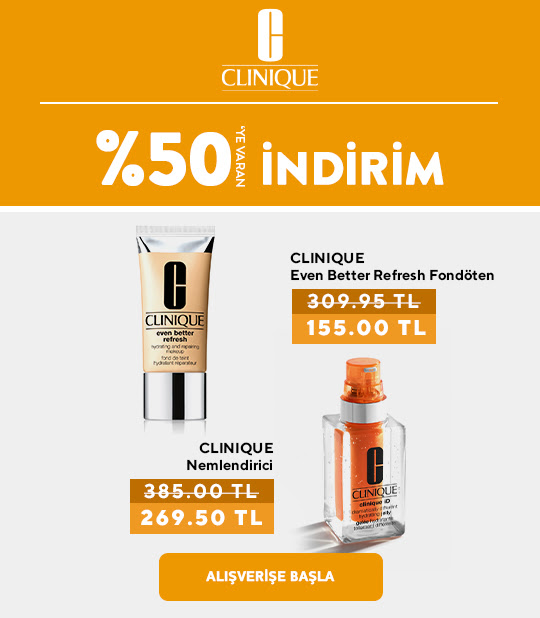 Clinique'te %50'ye Varan İndirim!