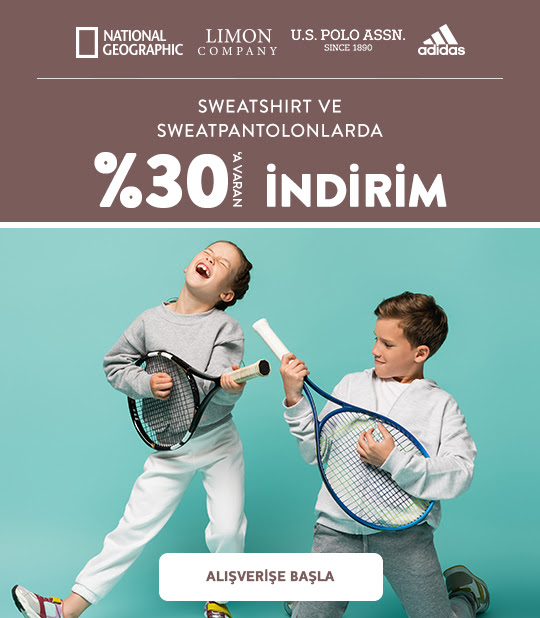 Boyner'de Sweatshirt ve Sweatpant'lerde %30'a Varan İndirim!
