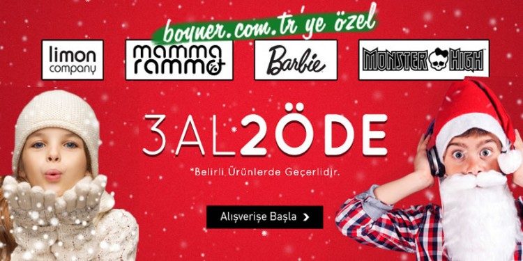 Boyner'de 3 Al 2 Öde Fırsatı