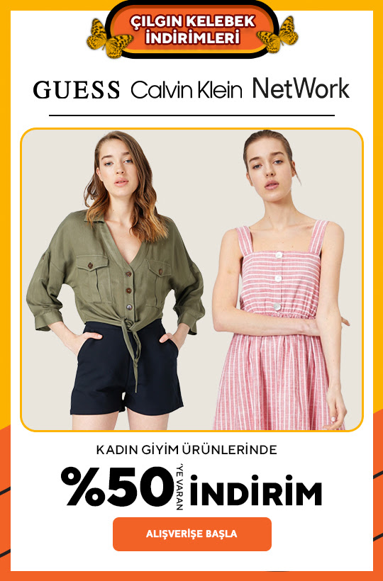 Guess,CK & Network'te %50'ye Varan İndirim!