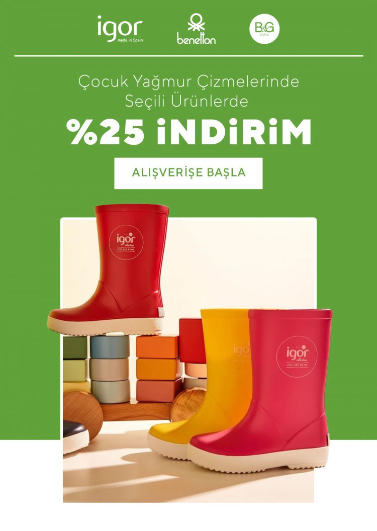 Boyner'de Igor&Benetton&B&G'de%25 İndirim!