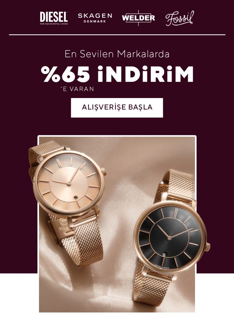 Boyner'de En Sevilen Markalarda Saatler %65'e Varan İndirim!
