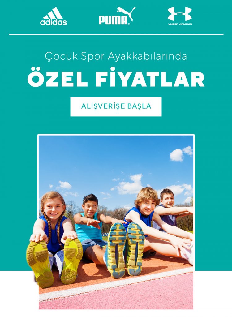 adidas, Puma, Nike Çocuk Ayakkabılarında Özel Fiyatlar!