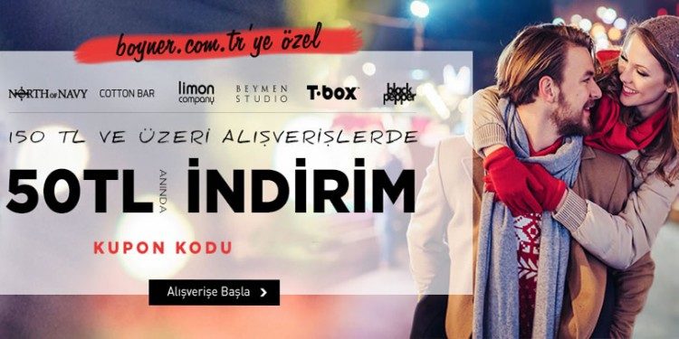 50 TL Boyner İndirim Kuponu