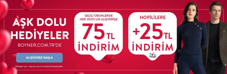 75 TL Boyner İndirim Kodu