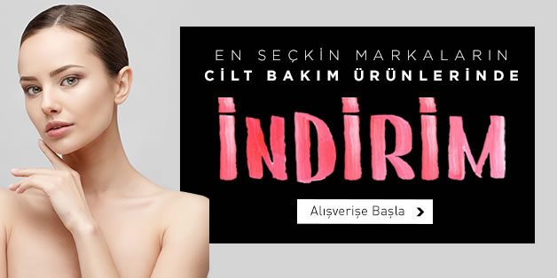 Cilt Bakım Ürünlerinde %70'e Varan İndirim