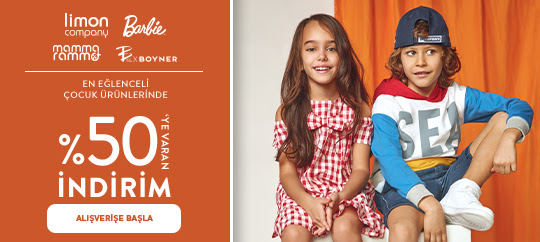 Boyner Çocuk Ürünlerinde %50'ye Varan İndirim