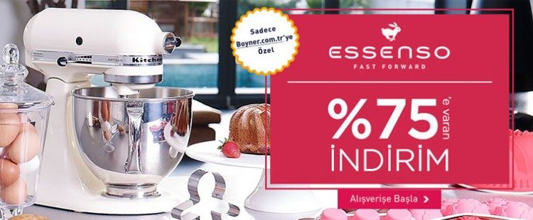 Essenso'da İnternete Özel İndirim