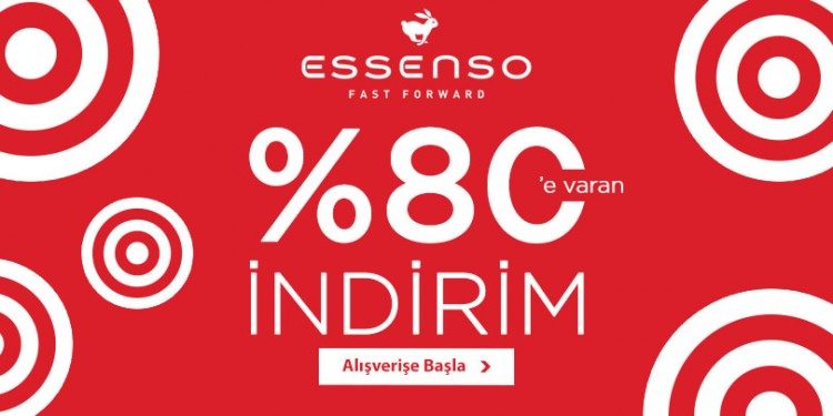 Essenso'da %80'e Varan Özel İndirim