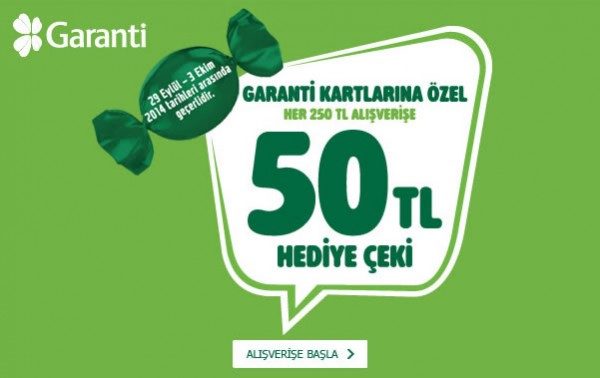 50 TL Boyner Hediye Çeki