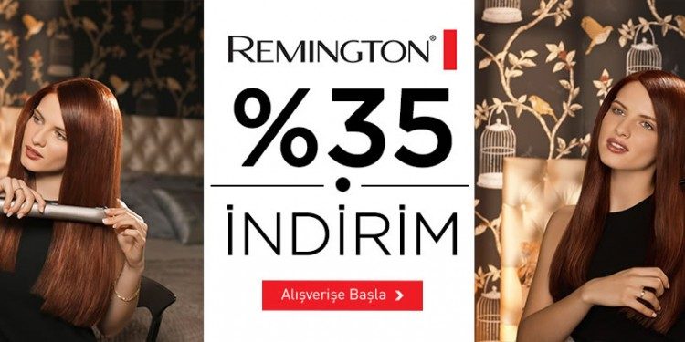 Remington Ürünlerinde %35 İndirim