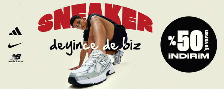 Boyner - Boyner'de %50'ye Varan Sneaker İndirimi!