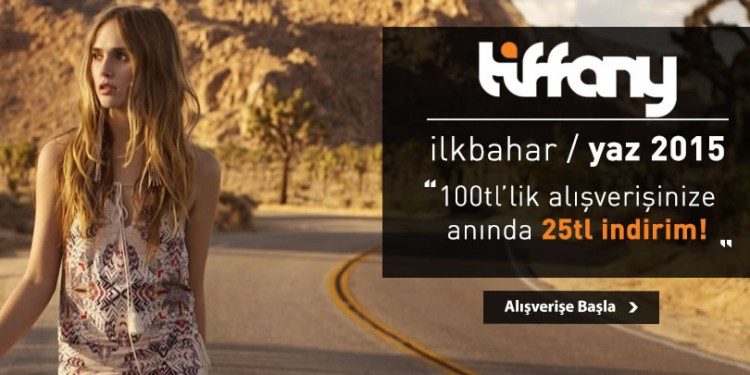 Boyner'den 25 TL Tiffany İndirim Kampanyası