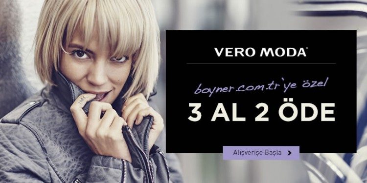 Vero Moda Ürünlerinde 3 Al 2 Öde
