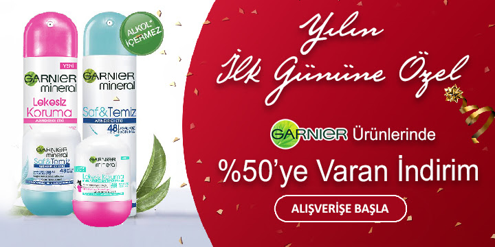 Garnier'de %50'ye Varan İndirim