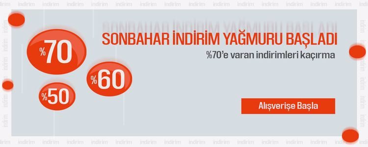 Çetinkaya 'da %70'e Varan İndirim!