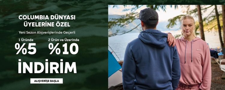 %10 Columbia Yeni Sezon İndirimi