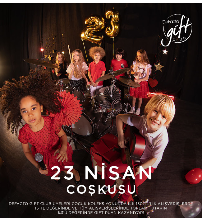 Defacto'da 23 Nisan Heyecanı Başladı!