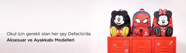 Okul İçin Gerekli Her Şey Defacto'da!