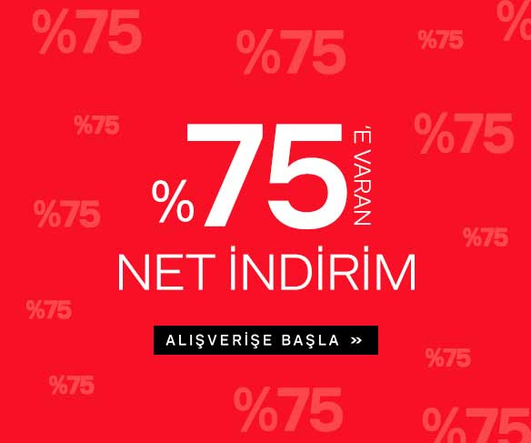 Net %75'e Varan Sezon Ortası İndirimi Başladı!