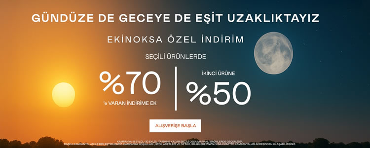 %70 + %50 Desa - Ekinoks İndirim Kampanyası