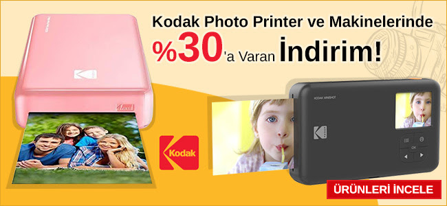 Kodak Photo Printer & Makinelerinde %30'a Varan İndirim