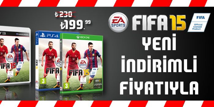 FIFA 15 İndirimli Fiyatıyla D&R'da