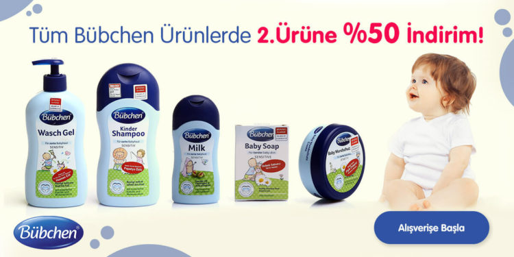 Bübchen Bebek Ürünlerinde Net %50 İndirim