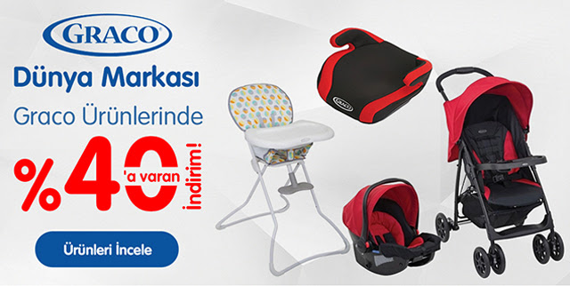 Graco Ürünlerinde %40'a Varan İndirim!