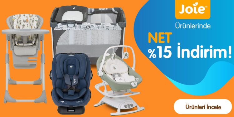 ebebek'te Joie Ürünlerinde Net %15 İndirim!