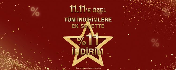 11.11'e Özel %11 English Home İndirim Kampanyası