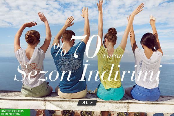 %70 Benetton İndirimini Kaçırmayın