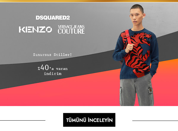 Kenzo, Versace Jeans Couture'da %40'a Varan İndirim!