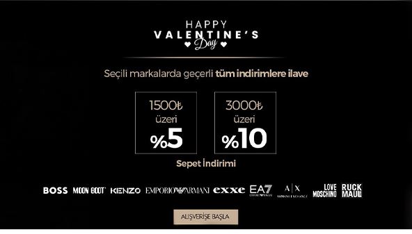 Exxe Selection'da %10'a Varan Ekstra Sevgililer Günü İndirimi!
