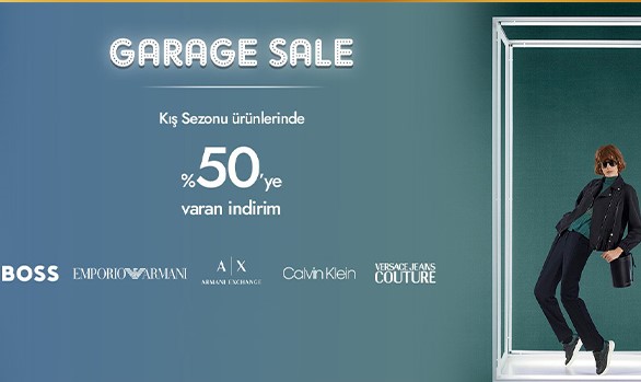 Exxe Selection'da %50'ye Varan Garage Sale!