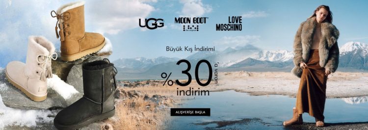 Exxe Selection'da UGG& Moon Boot'ta %30'a Varan İndirim!