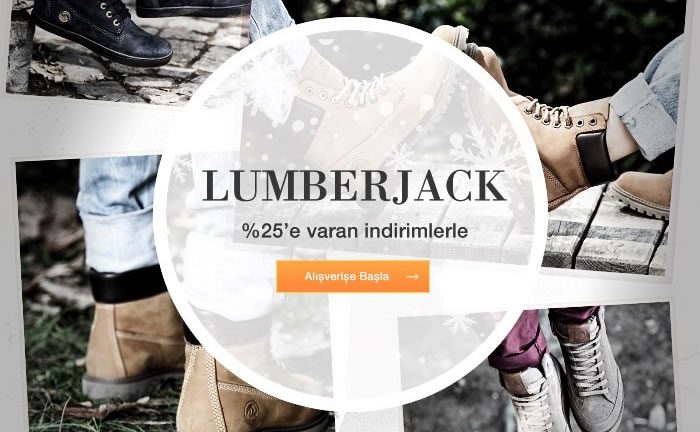 Lumberjack Botlarda %25'e Varan İndirim