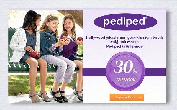 Pediped Ürünlerinde %30 FLO İndirimi