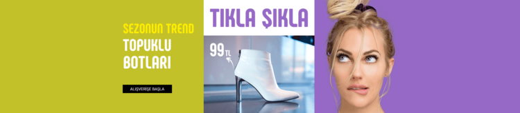 Flo'da Topuklu Botlar 99 TL'den Başlayan Fiyatlar!